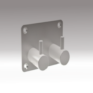 2-peg coat hook plate