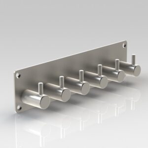 6-peg coat hook plate