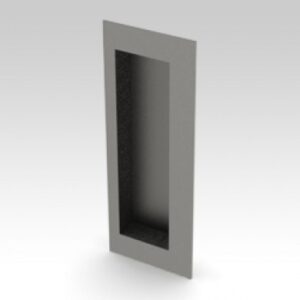 Rectangular flush pull