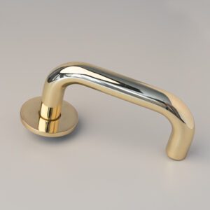 Return to door lever handle