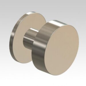 Disc shaped door knob